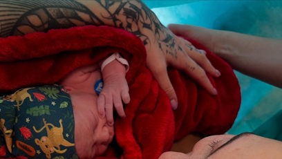 FOTO: Kateřina Klinderová porodila holčičku Ditu.