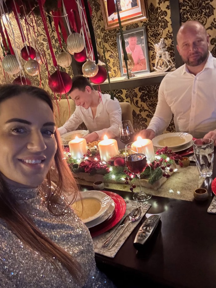 Lucie Šlégrová s manželem.