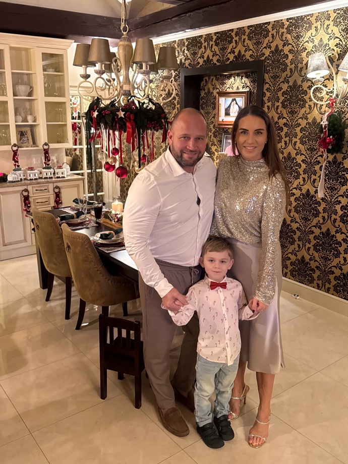 Vánoce u manželů Šlégrových.