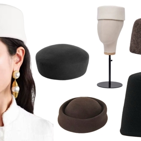 Pillbox klobouček není novinkou, ale pokud hledáte eleganci hodnou princezen, podívejte se na tento kousek zblízka. 