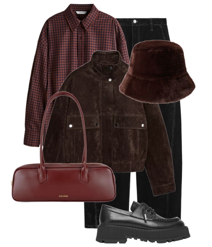 Stylingy s bucket hat na zimu připravila stylistka Nikola Jankovská. 