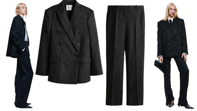 Takový kvalitní kalhotový kostýmek se může ve slevách velmi vyplatit. 