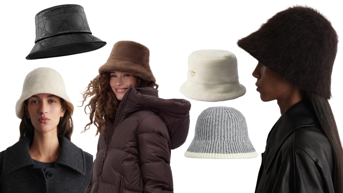 Bucket hat nepatří jen k létu, ve vlněné, plstěné, koženkové či chlupaté verzi bude vhodný i na zimu. 