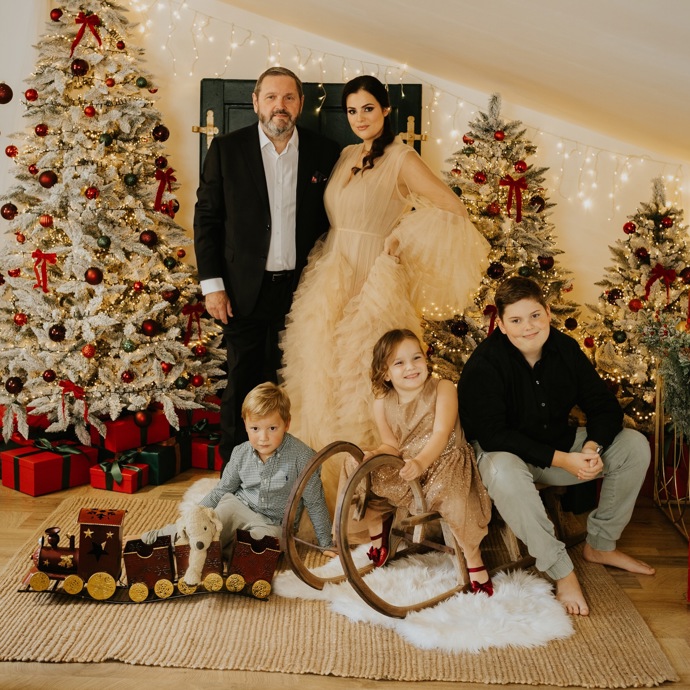 Ornella Koktová se pochlubila vánoční fotkou.