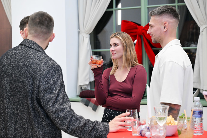 Vánoční večírek Mark & Spencer.