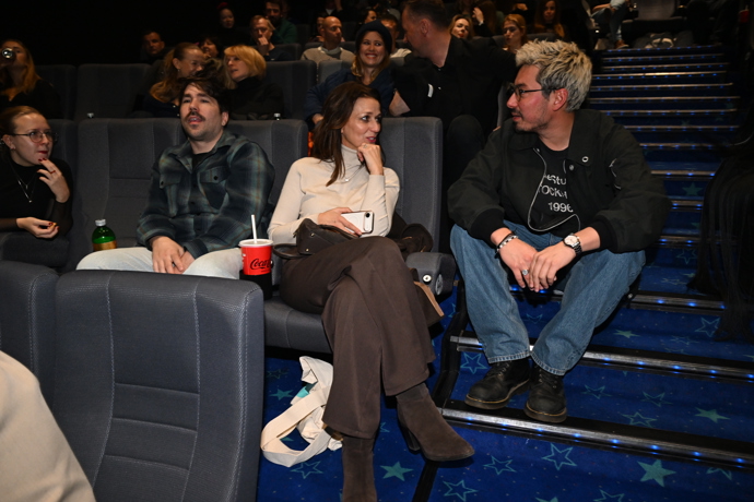 Adéla Gondíková a Mirai na posledním promítání Zrádců. 