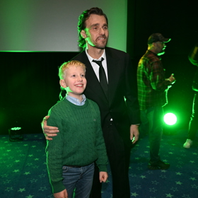 Leoš Mareš na promítání Zrádců.