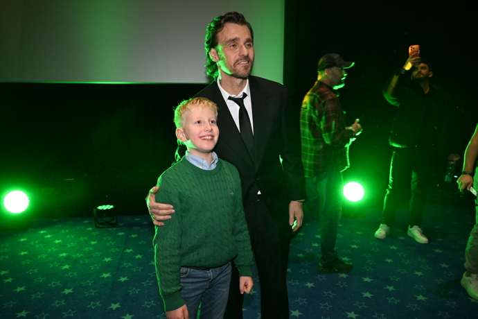 Leoš Mareš na promítání Zrádců.