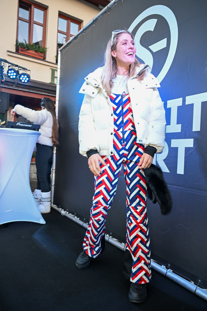  Kateřina Klausová měla velmi dobrou náladu.