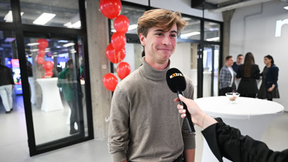 FOTO: Max Dolanský při rozhovoru pro eXtra.cz.