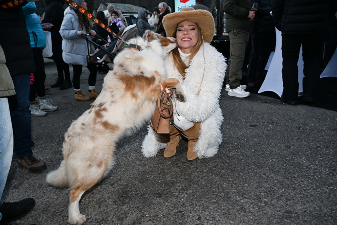 Andrea Verešová vypadal velmi šťastně.