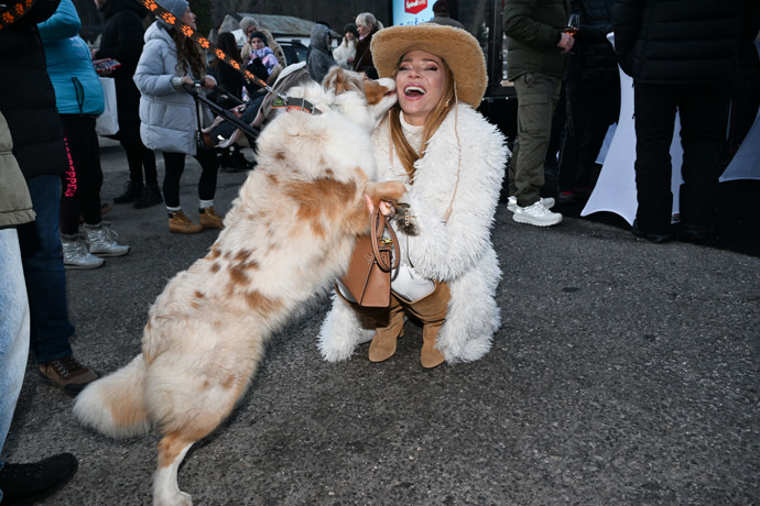 Andrea Verešová dosatala od pejska pořádnou dávku lásky.