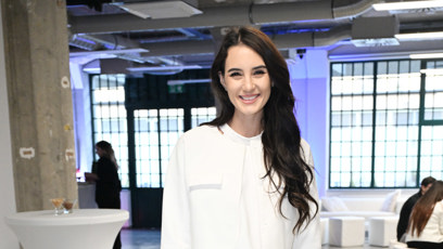 FOTO: Kristýna Schicková byla celá v bílé.