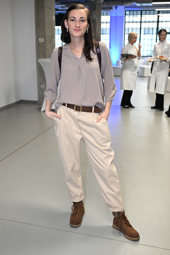 Herečka Bára Jánová byla ležérní.