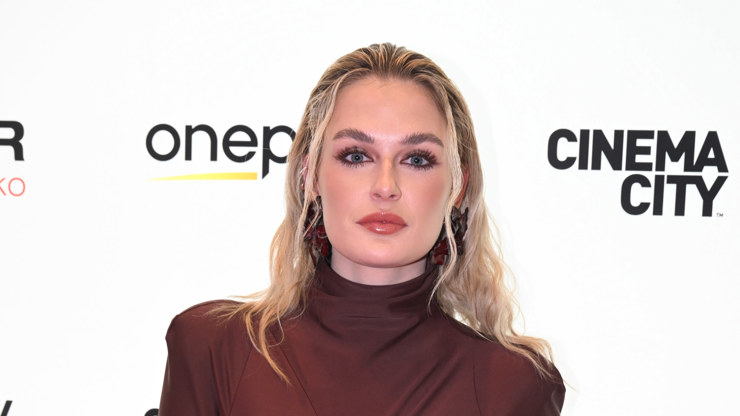 Pavla Vaníčková na promítání Bachelora. 