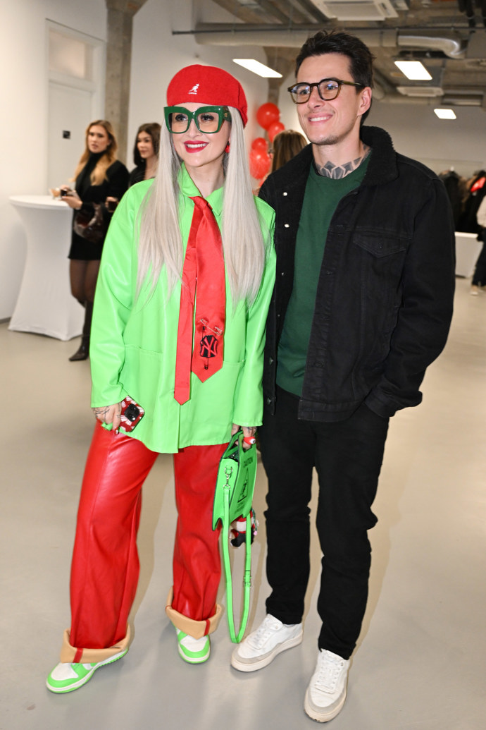 Rapperka Sharlota na akci televize Nova.