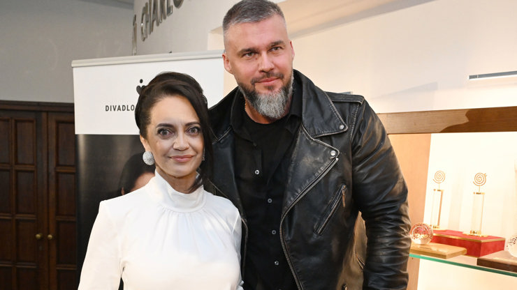 Lucie Bílá s Radkem Filipim.