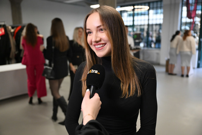 Kateřina Ujfaluši při rozhovoru pro eXtra.cz.