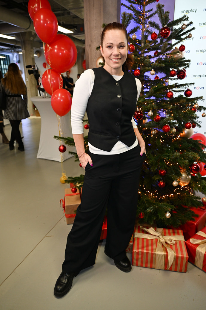 Michaela Nosková na akci televize Nova.