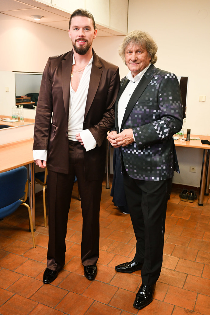 Stanislav Hložek se synem.