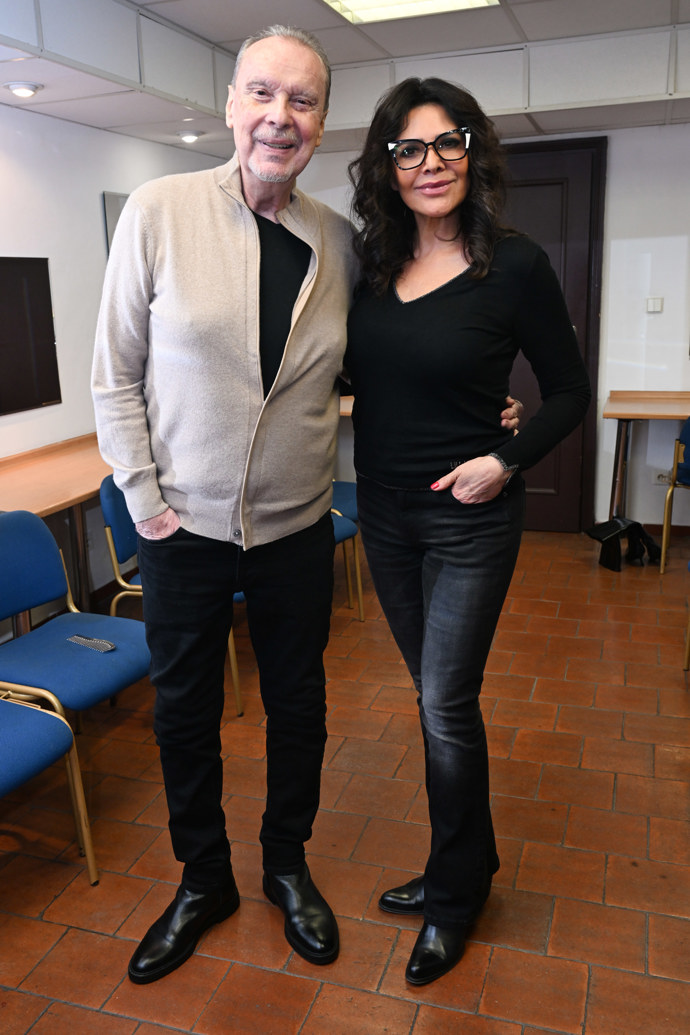 Štefan Margita zazpíval s Ilonou Csákovou na koncertu Hvězdy Vánoc.