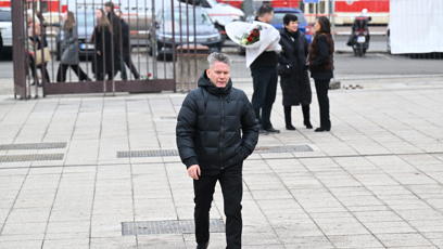 FOTO: Matěj Ruppert přišel dát poslední sbohem Patriku Hezuckému.