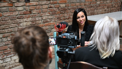 FOTO: Žaneta Vašková při rozhovoru pro eXtra.cz.