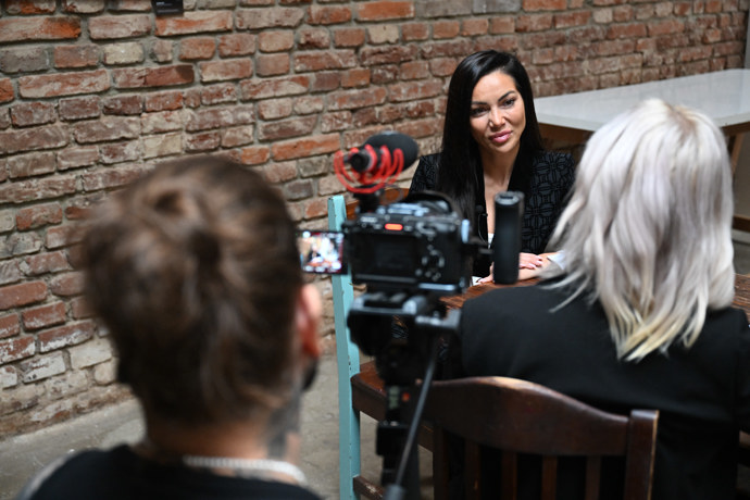 Žaneta Vašková při rozhovoru pro eXtra.cz.