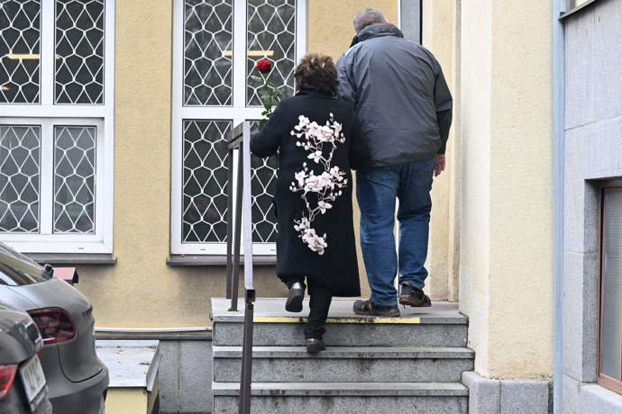 Na poslední rozloučení přišla i Jiřina Bohdalová.