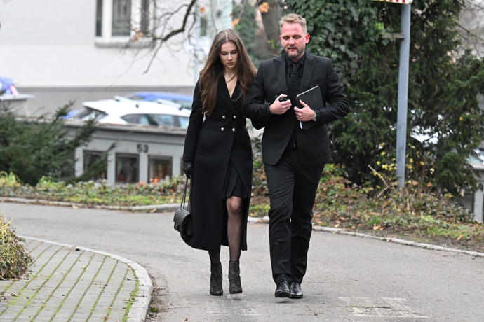 Libor Bouček přišel dát poslední sbohem Patriku Hezuckému.