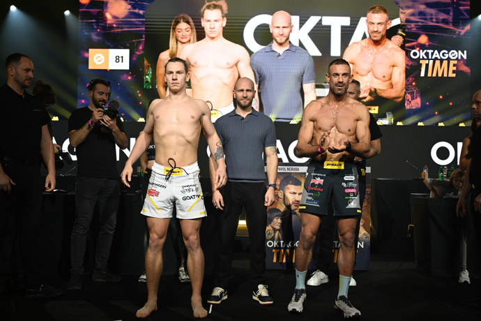 Zápasníci Pavel Tóth a Ondřej Raška.