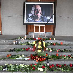 Pohřeb Patrika Hezuckého.