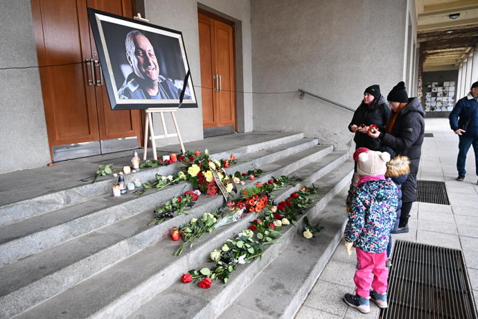 Pohřeb Patrika Hezuckého.