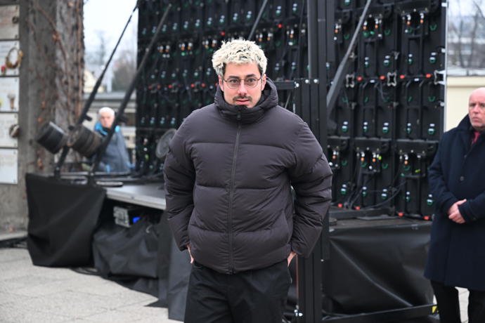 Mirai na pohřbu Patrika Hezuckého.