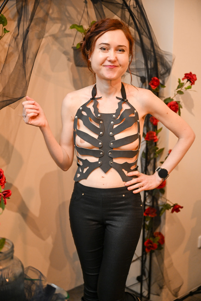 Eva Toulová oblékla velmi extravagantní model.