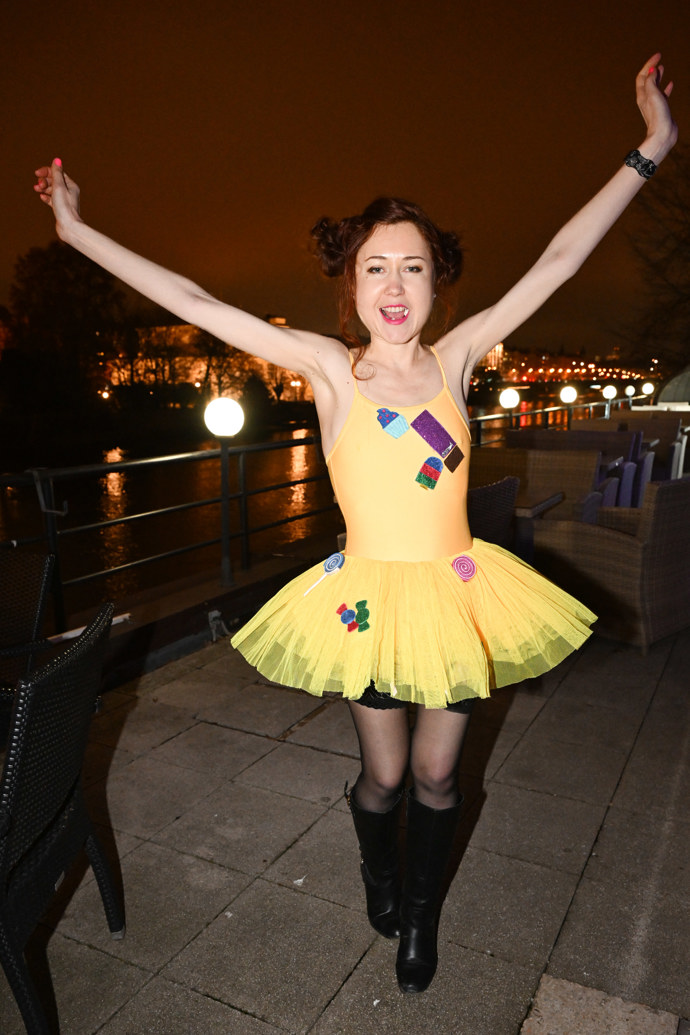 Eva Toulová opět v bizarním modelu. 