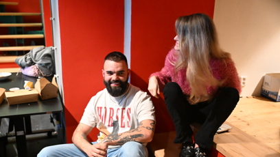 FOTO: Na závěrečnou tiskovou konferenci Clashe 14 dorazil také Freescoot.