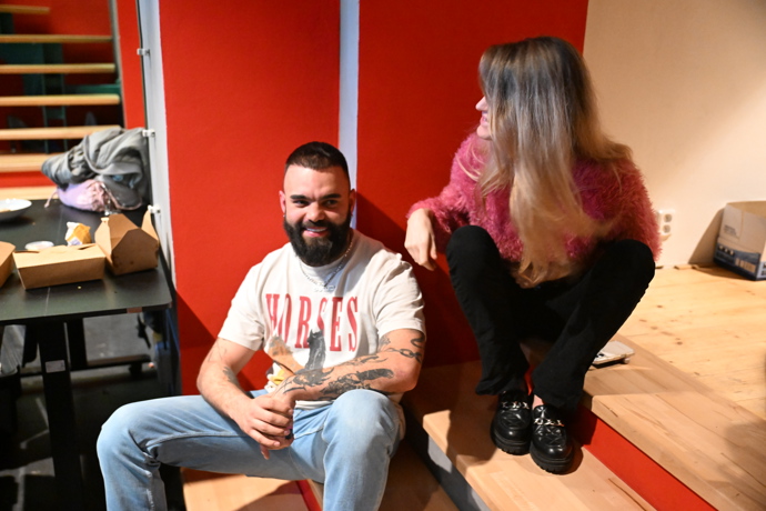 Na závěrečnou tiskovou konferenci Clashe 14 dorazil také Freescoot.