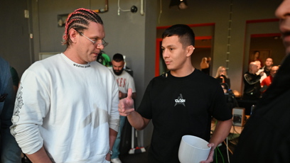 FOTO: Natan Marcoń s Tomášem Le Sym.