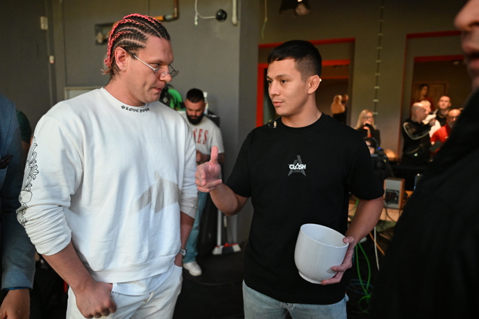 Natan Marcoń s Tomášem Le Sym.