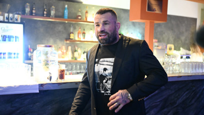 FOTO: Zpočátku měl Terminátor dobrou náladu a rozdával úsměvy.