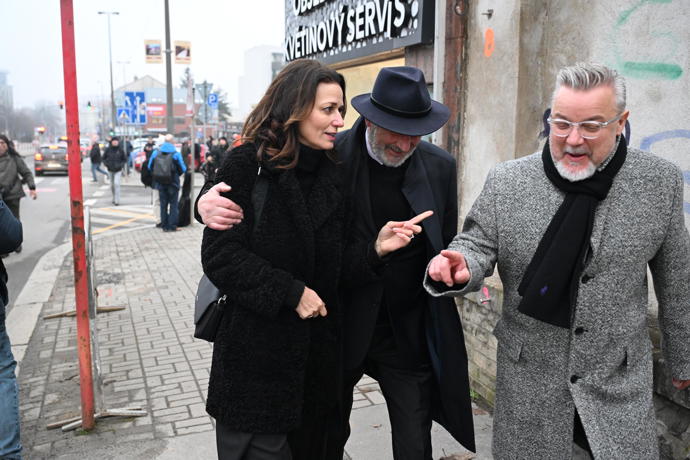 Michel Fleischmann odcházel s Milošem Pokorným a Adélou Gondíkovou.