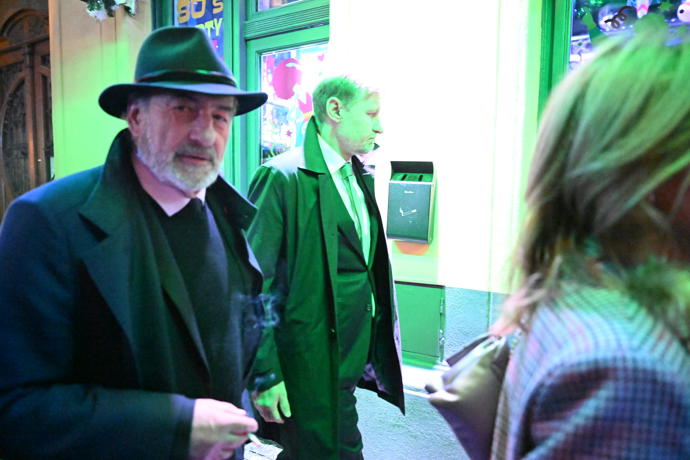 Kar na počest Patrika Hezuckého se nesl v dobré náladě.