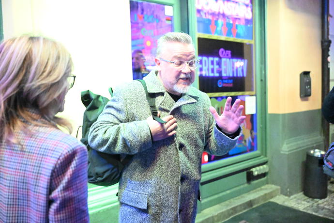 Kar na počest Patrika Hezuckého se nesl v dobré náladě.