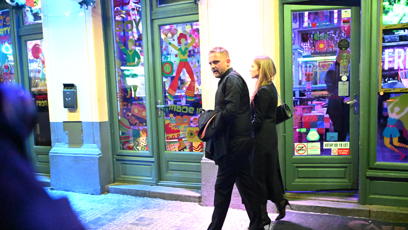 FOTO: Manželé Boučkovi při odchodu.