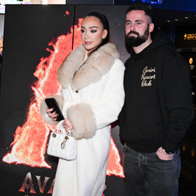 Veronica Biasiol dorazila po boku svého partnera Matěje Dejdara.