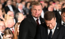 Filip Turek na předávání státních vyznamenání.