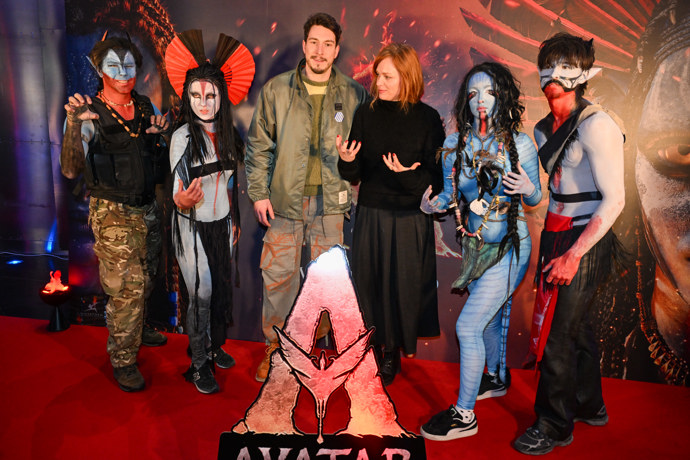 Ester Geislerová s partnerem si dorazila užít film Avatar.