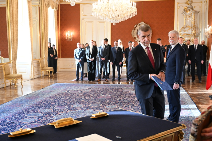 Andrej Babiš byl jmenován premiérem.