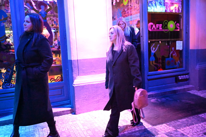 Lucie Šilhánová, Katka Říhová a Zorka Hejdová.